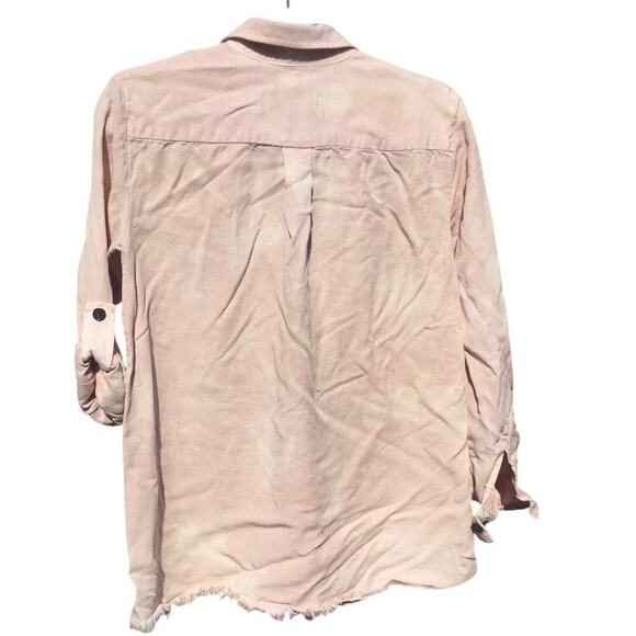 Zara Womens Lightweight Lyocell Jacket Size M Pink Premium Denim Collection NEW - Picture 6 of 9